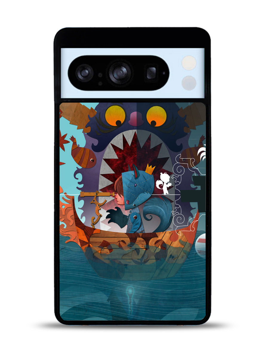 Where the Wild Things Are cartoon Wallpaper Google Pixel 8 Pro Case QC1494