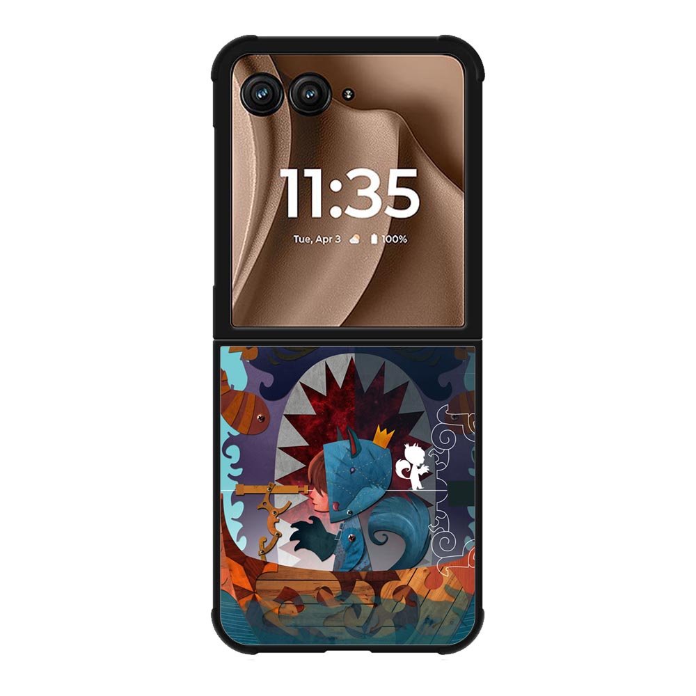 Where the Wild Things Are cartoon Wallpaper Motorola Moto RAZR Plus 2025 Case OV1494