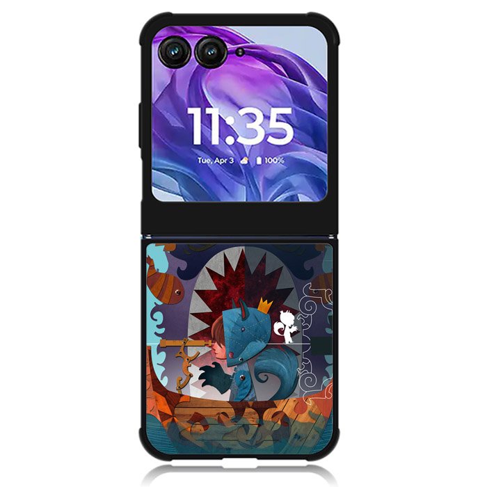 Where the Wild Things Are cartoon Wallpaper Motorola Moto Razr Plus 2024 , Moto Razr+ 2024 Case OV1494
