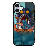 Where the Wild Things Are cartoon Wallpaper iPhone 16 Case QC1494