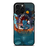 Where the Wild Things Are cartoon Wallpaper iPhone 16 Pro Case OV1494