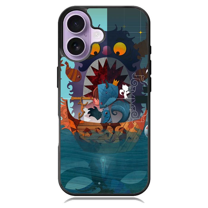 Where the Wild Things Are cartoon Wallpaper iPhone 17 Case OV1494