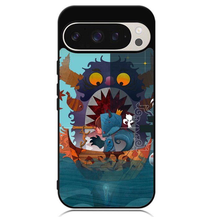 Where the Wild Things Are cartoon Wallpaper Google Pixel 9 | Pixel 9 Pro Case OV1494
