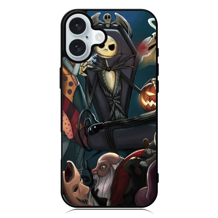 Nightmare Before Christmas iPhone 16 Case QC1497