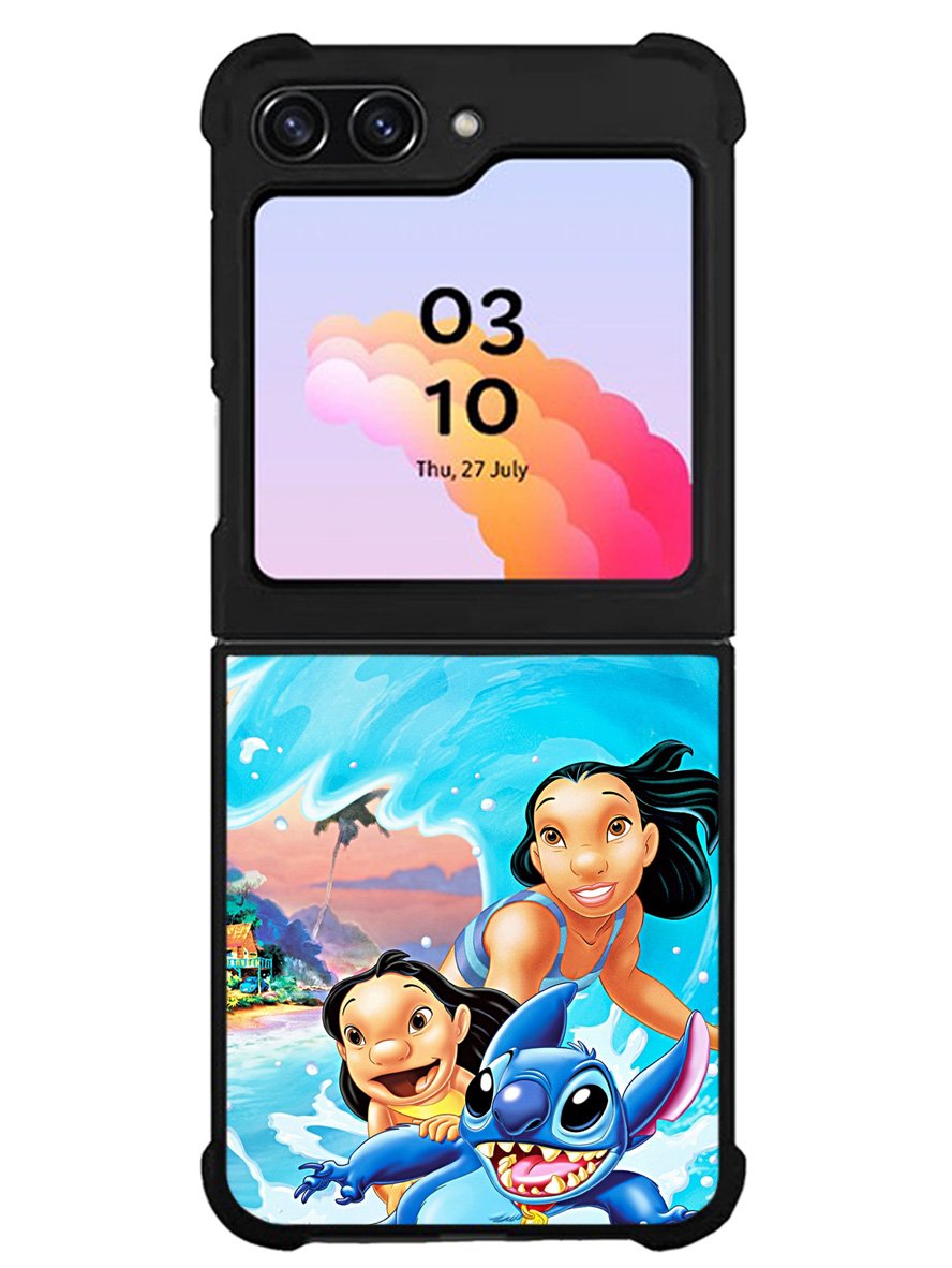 lilo stitch Wallpaper Samsung Galaxy Z Flip 5 5G 2023 Case OV1499