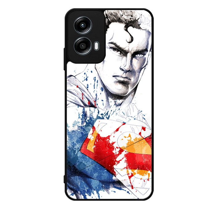Superman Man Of Steel Painting Motorola Moto G Play 2024 Case OV2301