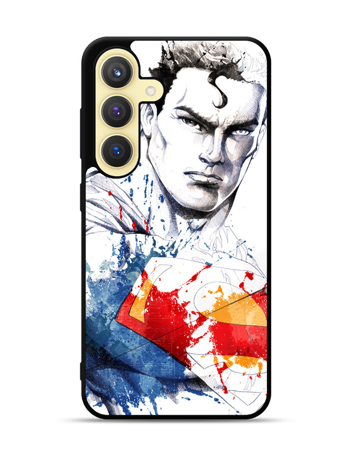Superman Man Of Steel Painting Samsung Galaxy S25 5G Case OV2301