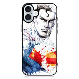 Superman Man Of Steel Painting iPhone 16 Case QC2301