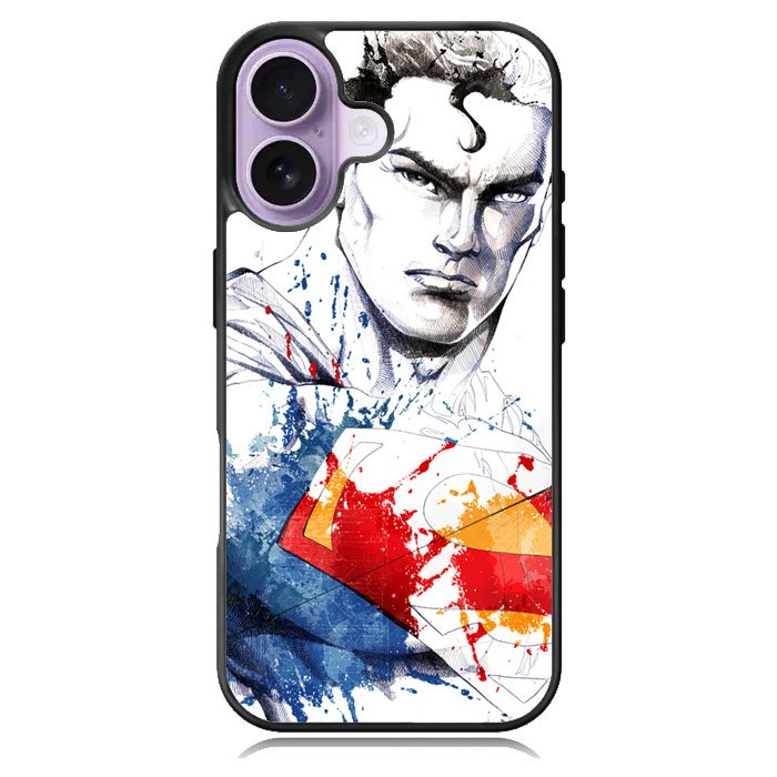 Superman Man Of Steel Painting iPhone 17 Case OV2301