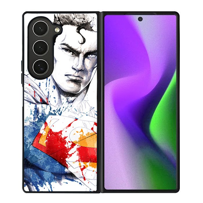 Superman Man Of Steel Painting Samsung Galaxy Z Fold 6 5G 2024 Case OV2301