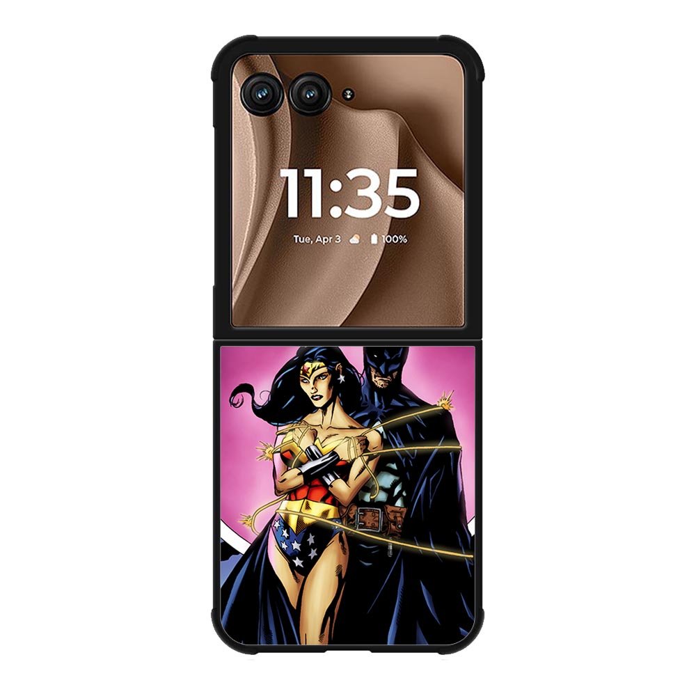 Batman Love Wonder Woman Motorola Moto RAZR Plus 2025 Case OV4095
