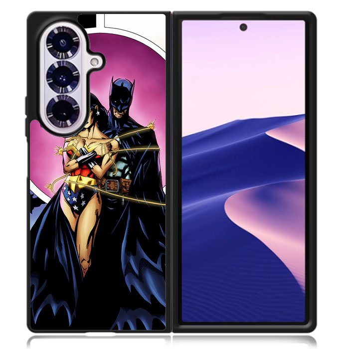 Batman Love Wonder Woman Samsung Galaxy Z Fold 7 Case OV4095