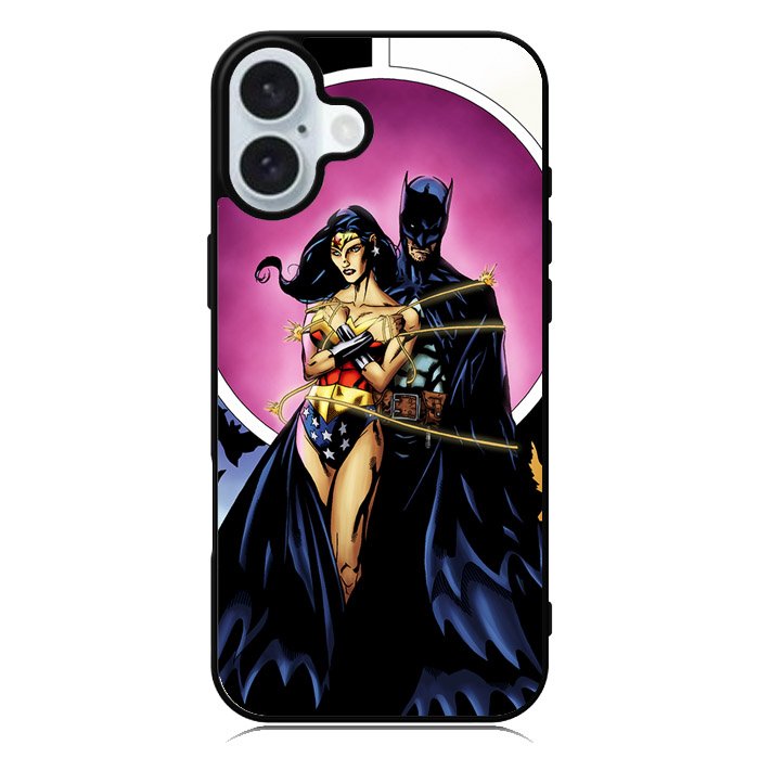 Batman Love Wonder Woman iPhone 16 Plus Case QC4095