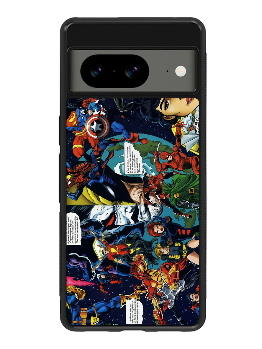 dc vs marvel Google Pixel 8A Case QC4616