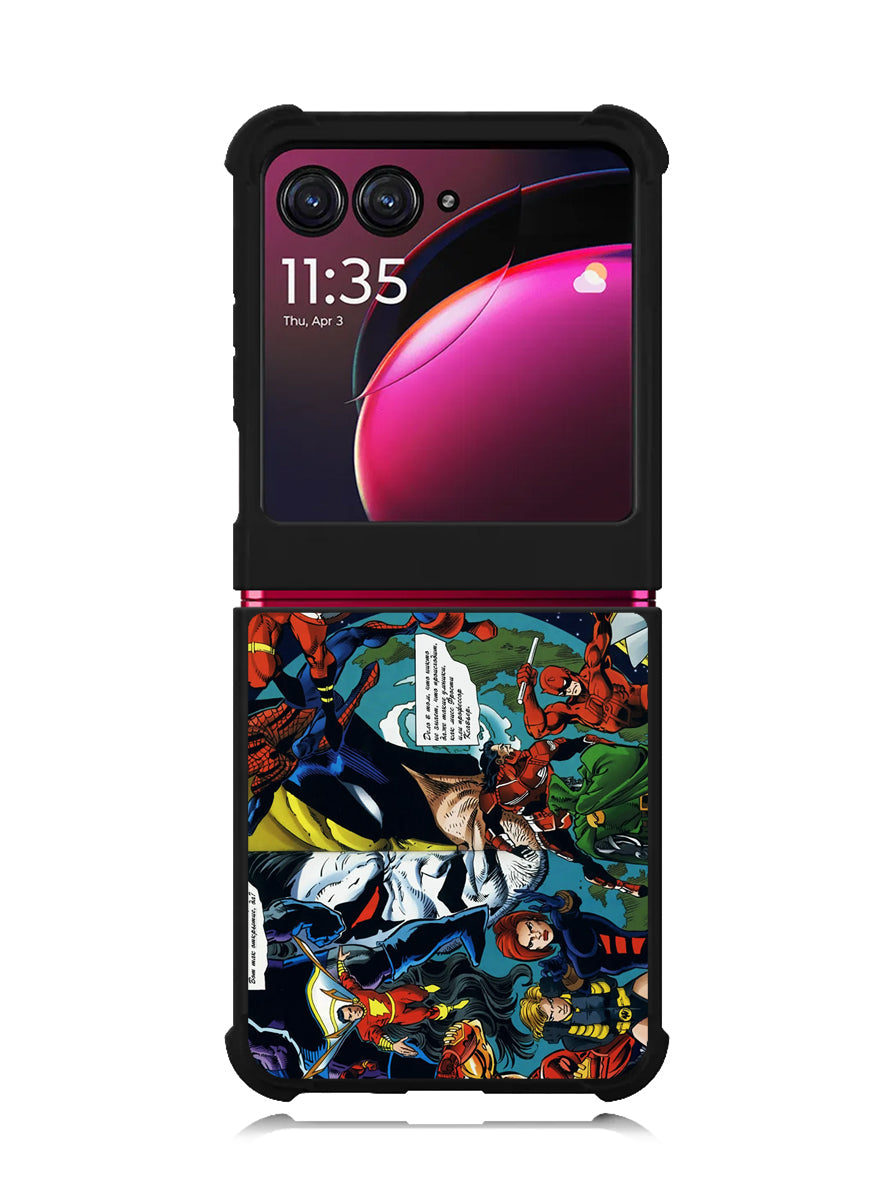 dc vs marvel Motorola Moto Razr Plus 2023 , Moto Razr+ 2023 Case OV4616
