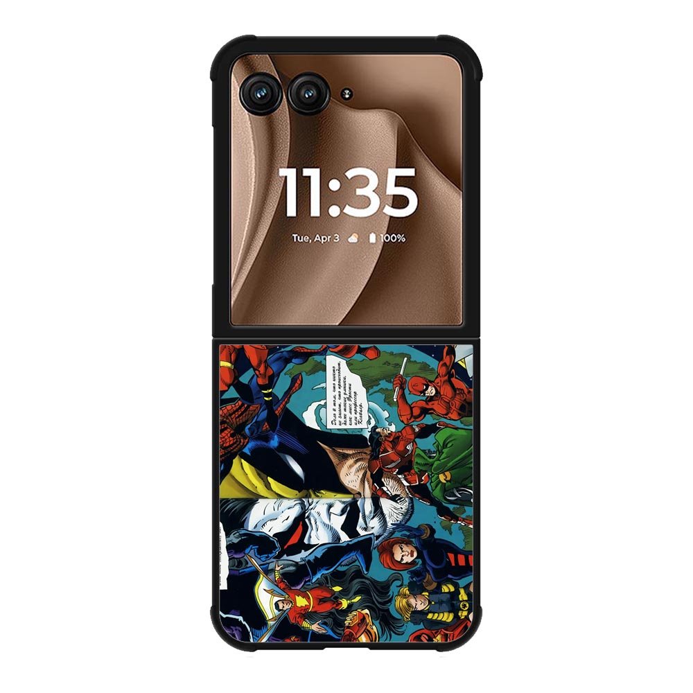 dc vs marvel Motorola Moto RAZR Plus 2025 Case OV4616