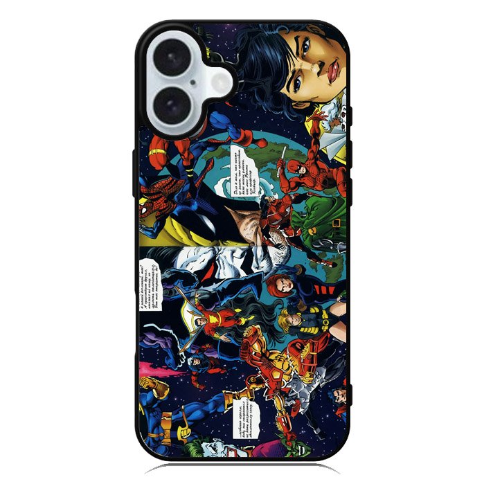 dc vs marvel iPhone 16 Plus Case QC4616