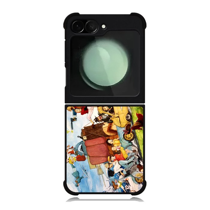 studio ghibli characters Samsung Galaxy Z Flip 6 5G 2024 Case OV1505