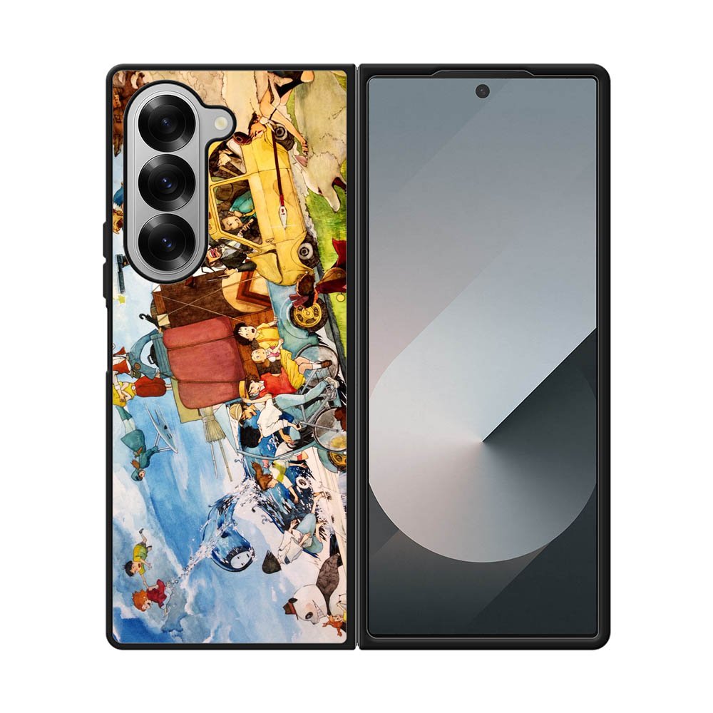 studio ghibli characters Samsung Galaxy Z Fold 7 5G Case OV1505