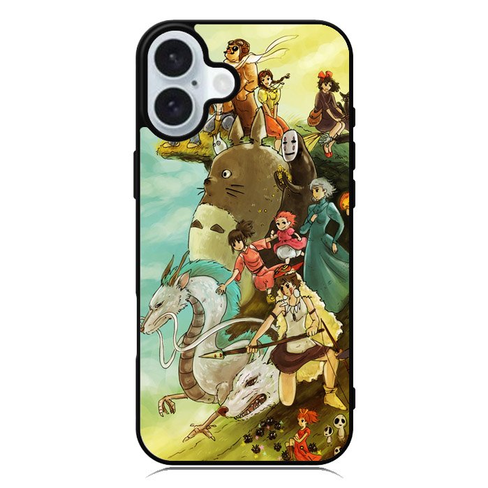 studio ghibli characters iPhone 16 Case