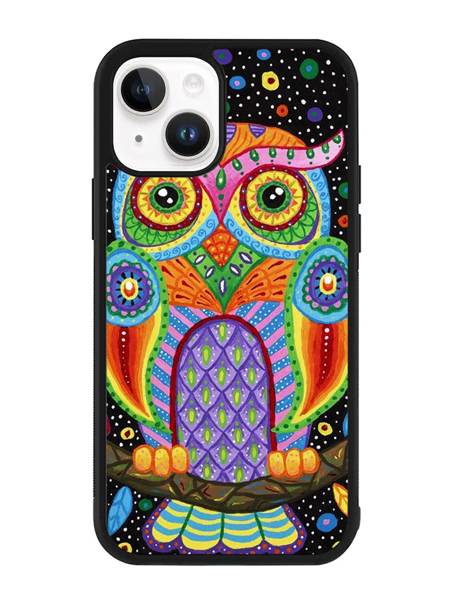 Little Colorful Owl iPhone 14 Case QC1511