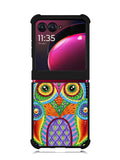 Little Colorful Owl Motorola Moto Razr Plus 2023 , Moto Razr+ 2023 Case OV1511