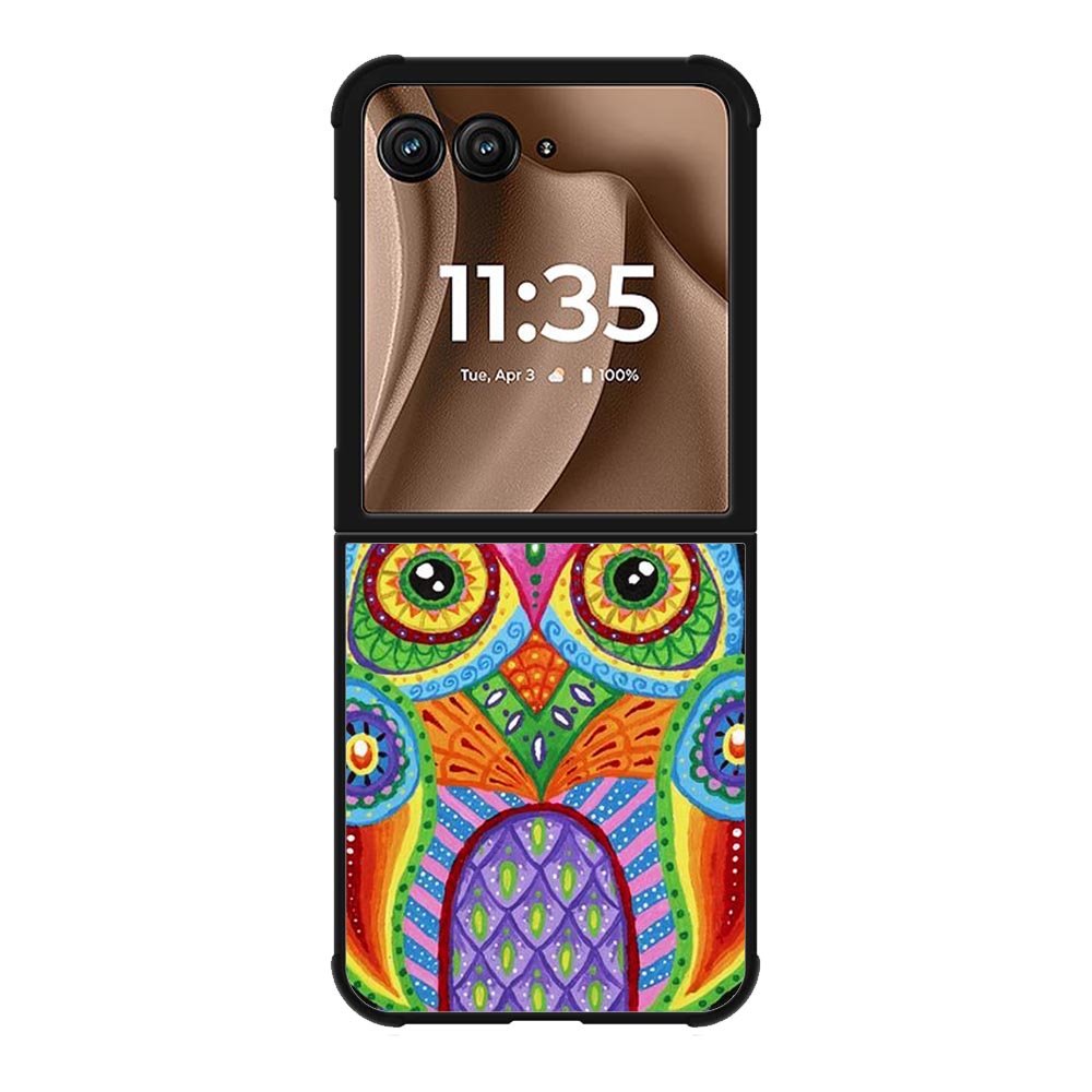 Little Colorful Owl Motorola Moto RAZR Plus 2025 Case OV1511