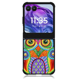 Little Colorful Owl Motorola Moto Razr Plus 2024 , Moto Razr+ 2024 Case OV1511
