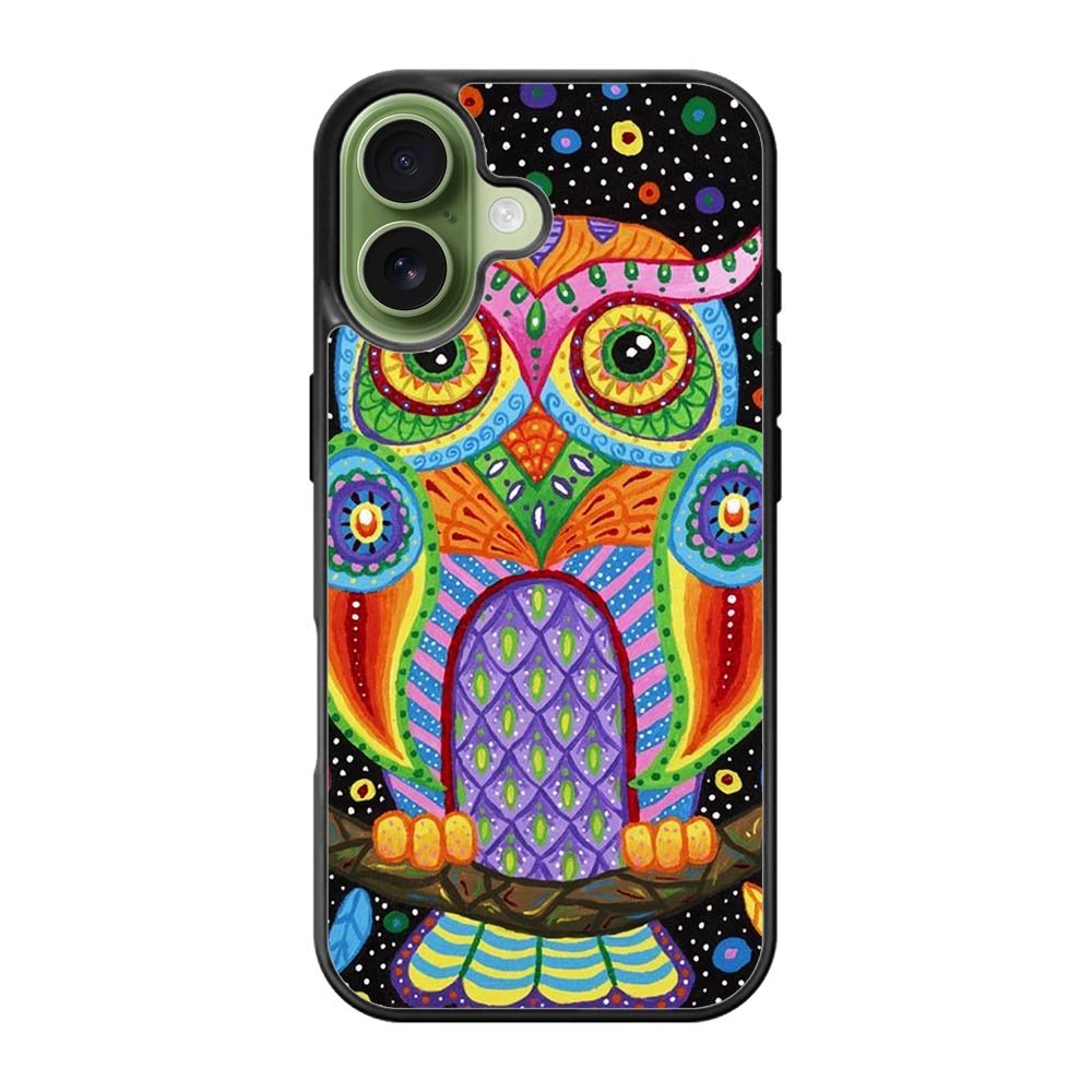 Little Colorful Owl iPhone 17 Case QC1511