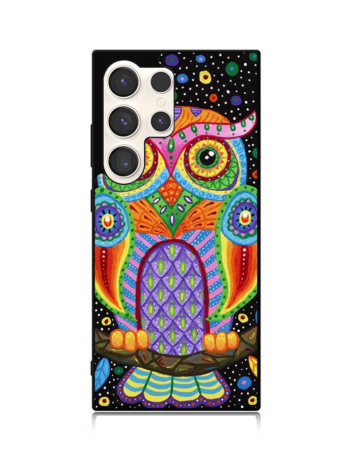 Little Colorful Owl Samsung Galaxy S25 Ultra 5G Case QC1511