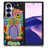 Little Colorful Owl Samsung Galaxy Z Fold 7 Case OV1511