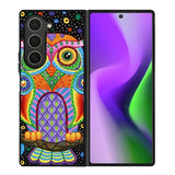Little Colorful Owl Samsung Galaxy Z Fold 6 5G 2024 Case OV1511
