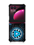 stark industries iron man Motorola Moto Razr Plus 2023 , Moto Razr+ 2023 Case