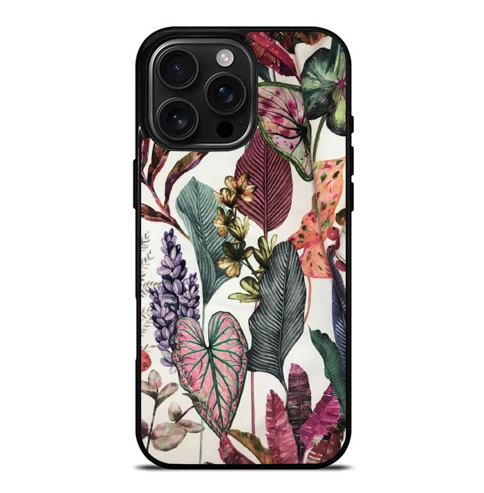 Tropical pattern FLN0010 iPhone 16 Pro Max Case