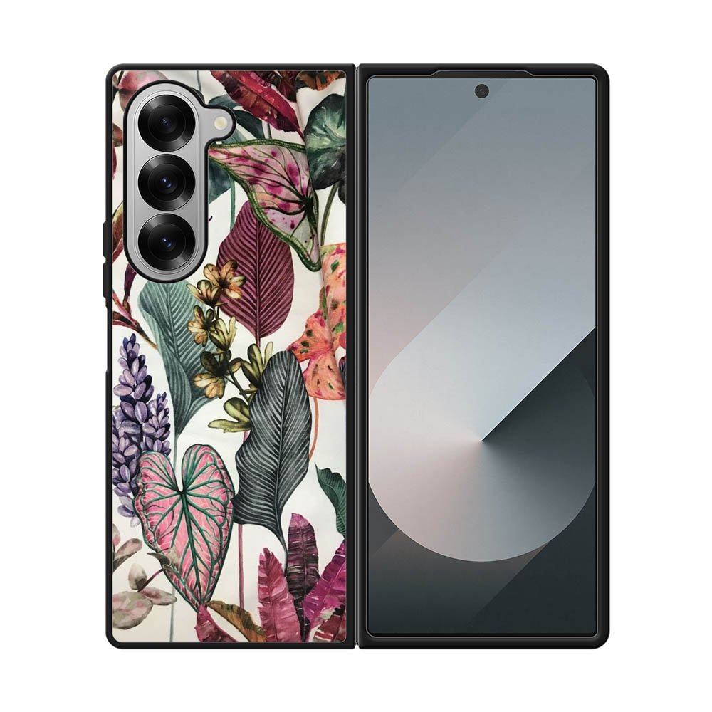 Tropical pattern FLN0010 Samsung Galaxy Z Fold 7 5G Case