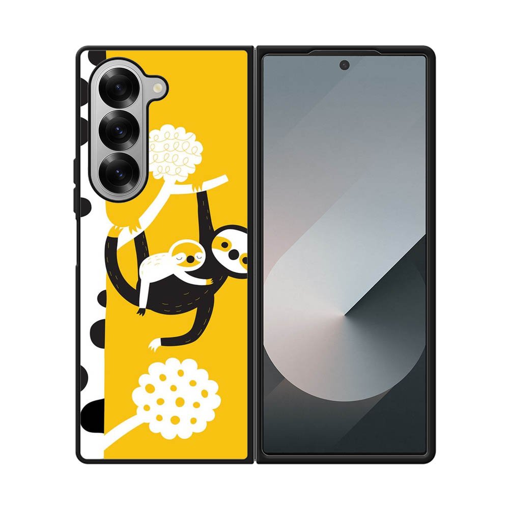 Mommy Sloth FLN0015 Samsung Galaxy Z Fold 7 5G Case