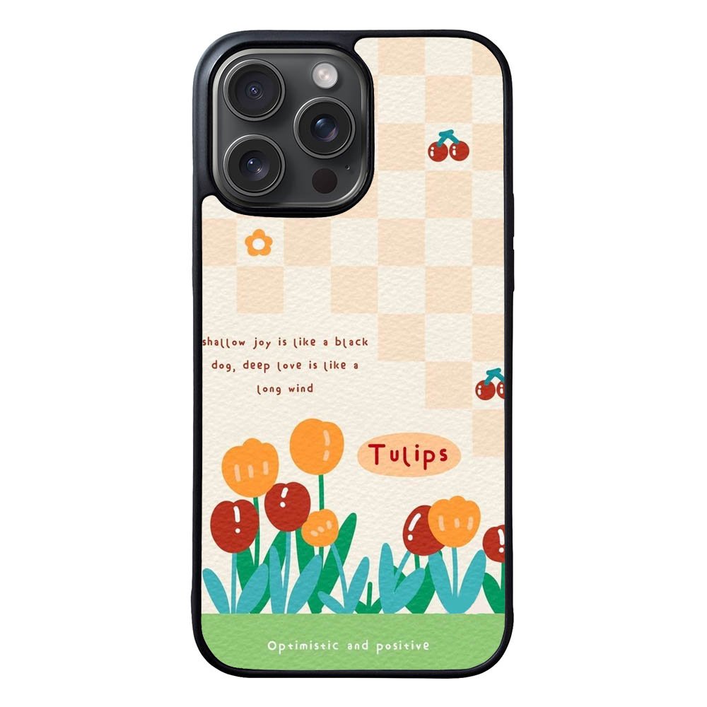 Tulips quotes FLN0017 iPhone 15 Pro Max Case