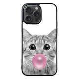 cat bubble FLN0035 iPhone 15 Pro Max Case