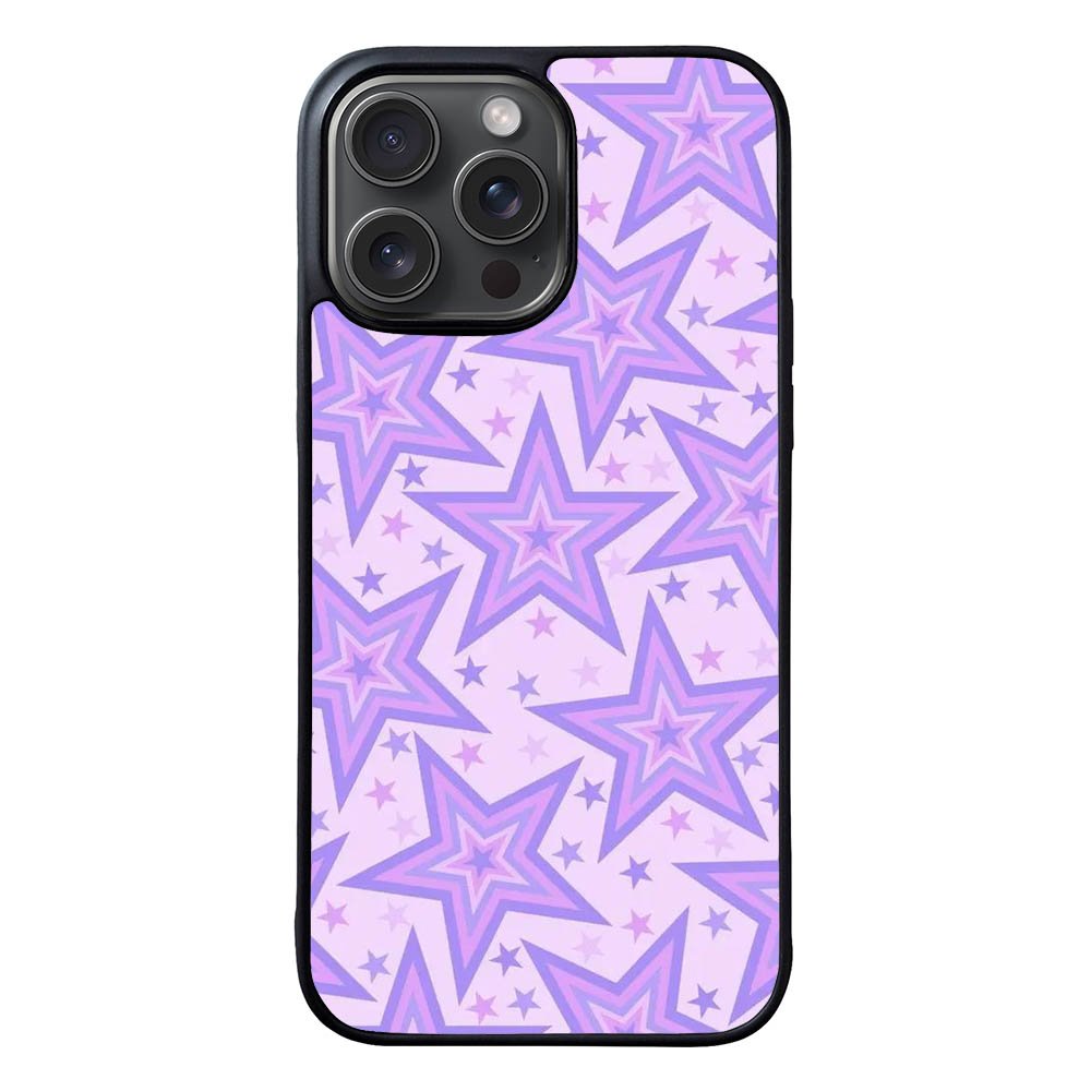 Star pattern violet FLN0044 iPhone 15 Pro Max Case