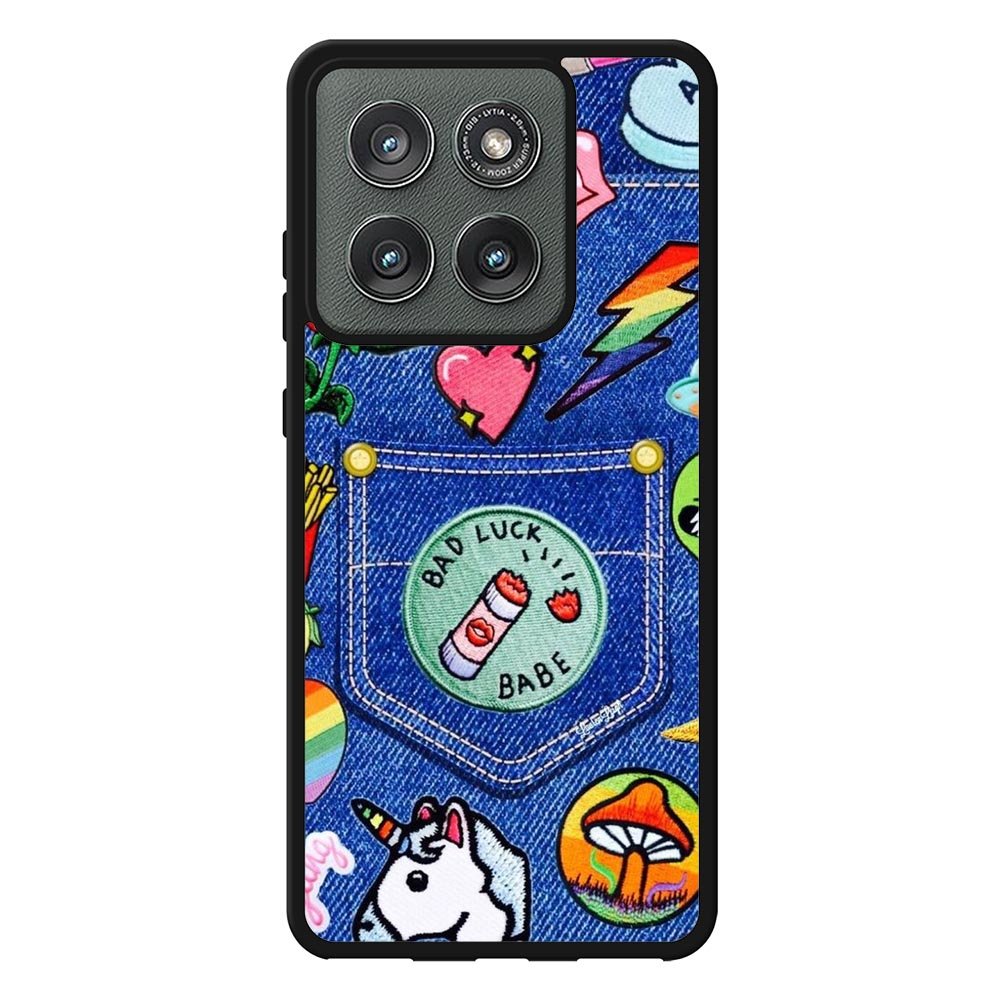 sticker jeans FLN0058 Motorola Moto Edge 2025 Case