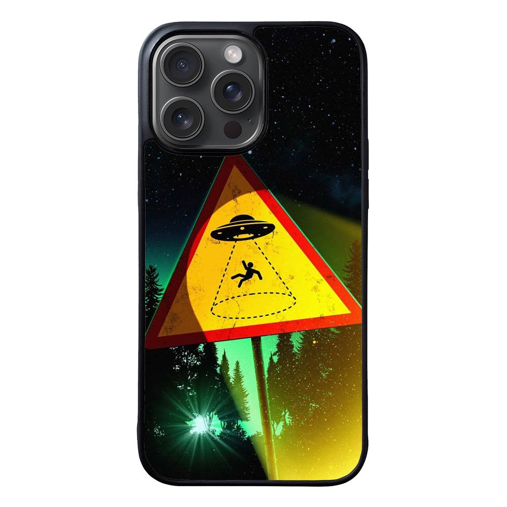 Alien Warning FLN0061 iPhone 15 Pro Max Case