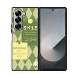 smile green FLN0072 Samsung Galaxy Z Fold 7 5G Case