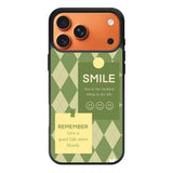 smile green FLN0072 iPhone 17 Pro Case