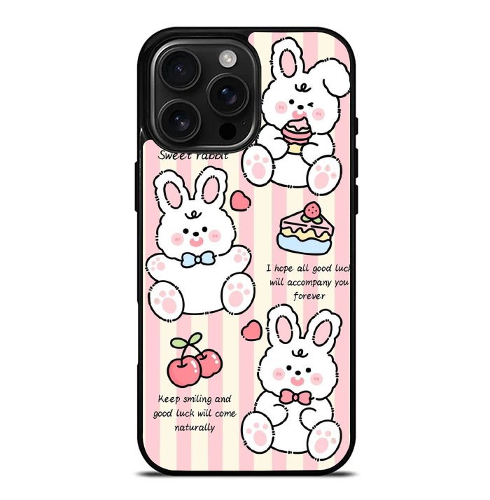 Sweet rabbit FLN0077 iPhone 16 Pro Max Case