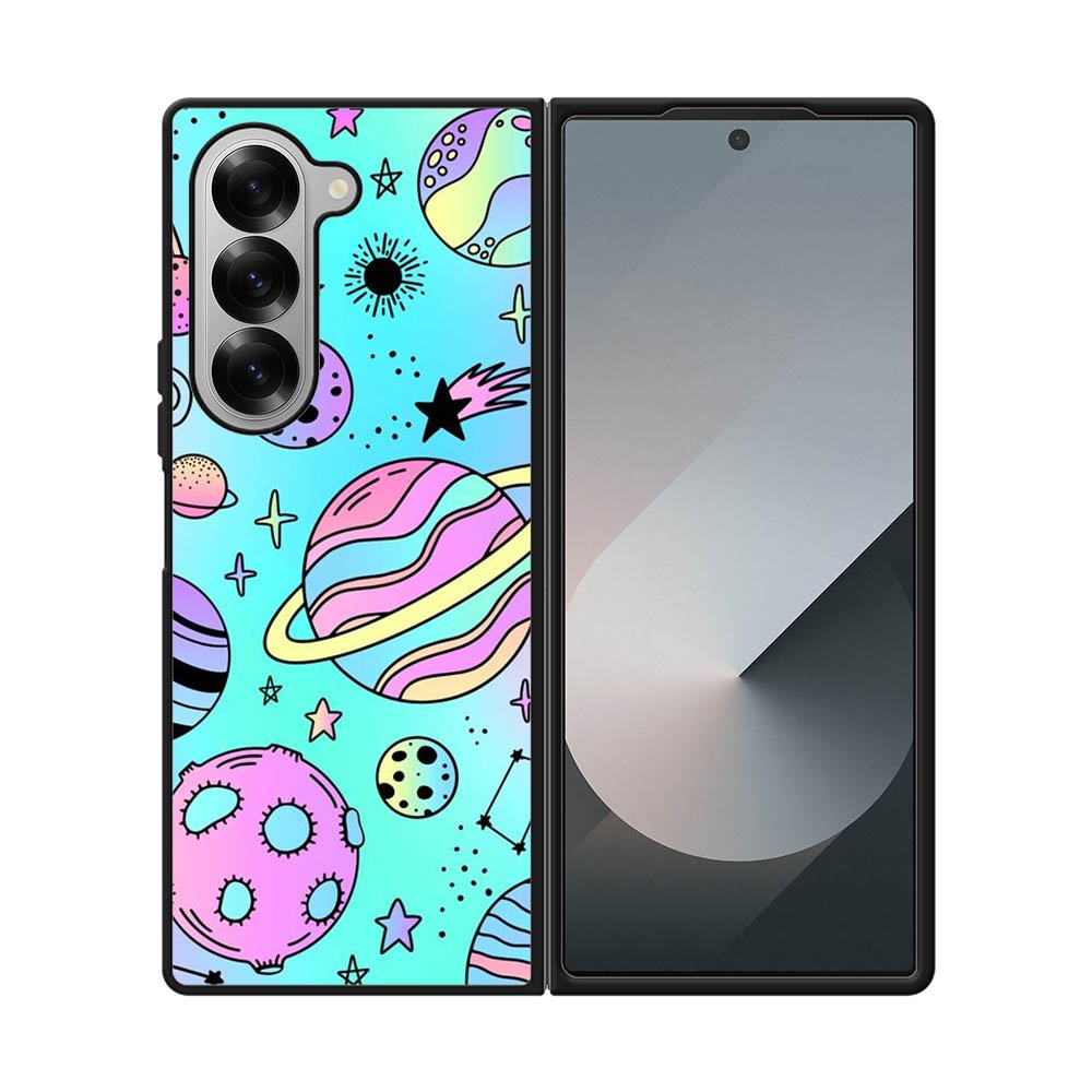 space galaxy FLN0080 Samsung Galaxy Z Fold 7 5G Case