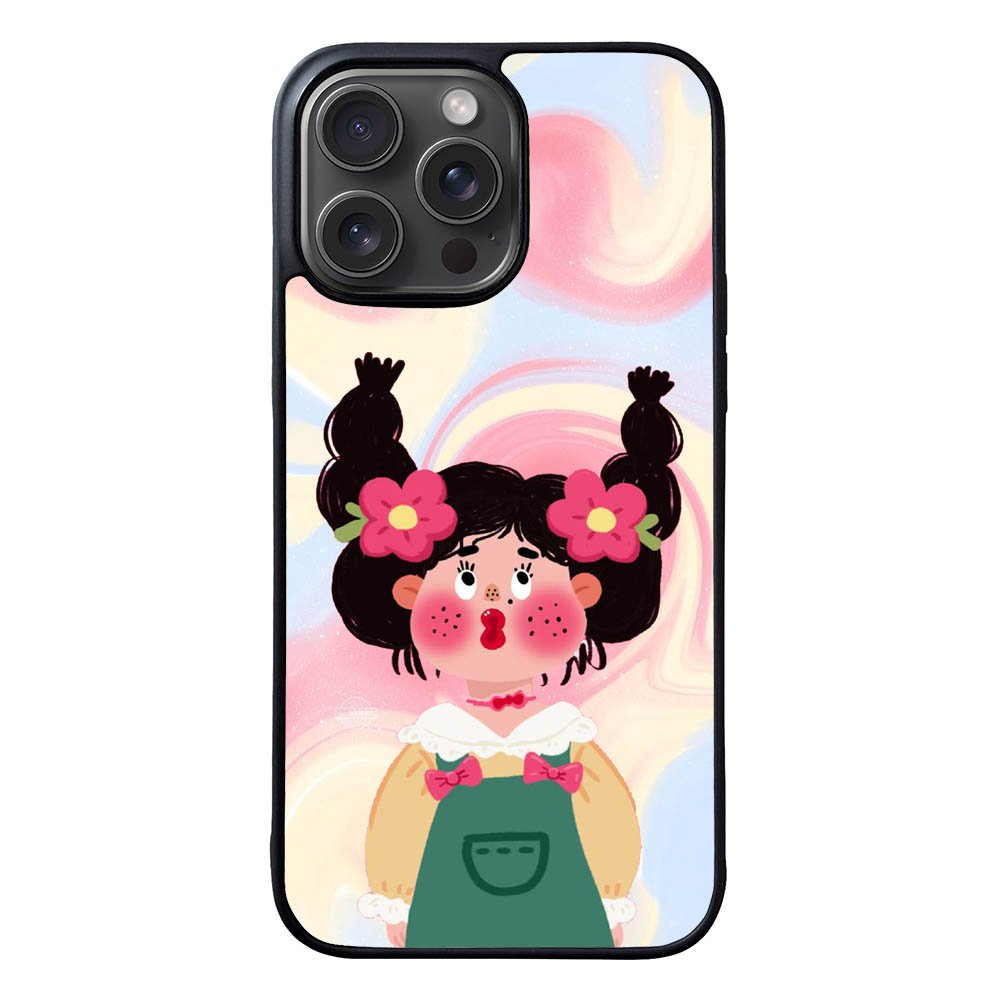 Cute gril FLN0086 iPhone 15 Pro Max Case