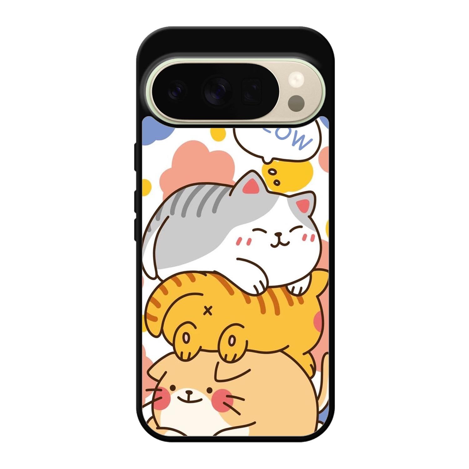 cat meow FLN0097 Google Pixel 10 Pro XL Case