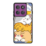 cat meow FLN0097 Motorola Moto Edge 60 Pro Case