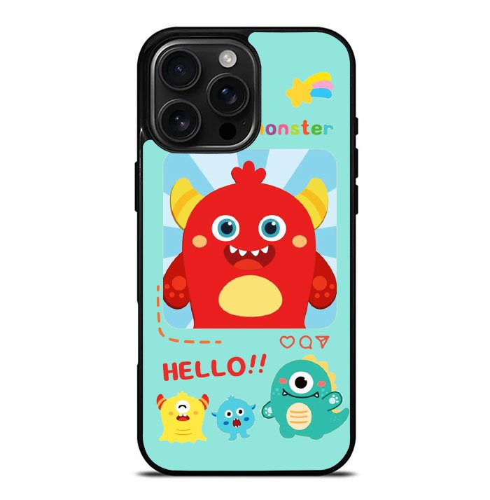 Hello monster FLN0100 iPhone 16 Pro Max Case