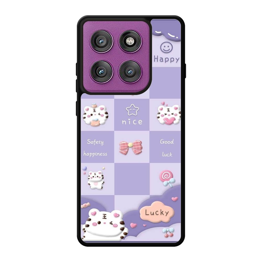 nice cat FLN0110 Motorola Moto Edge 60 Pro Case